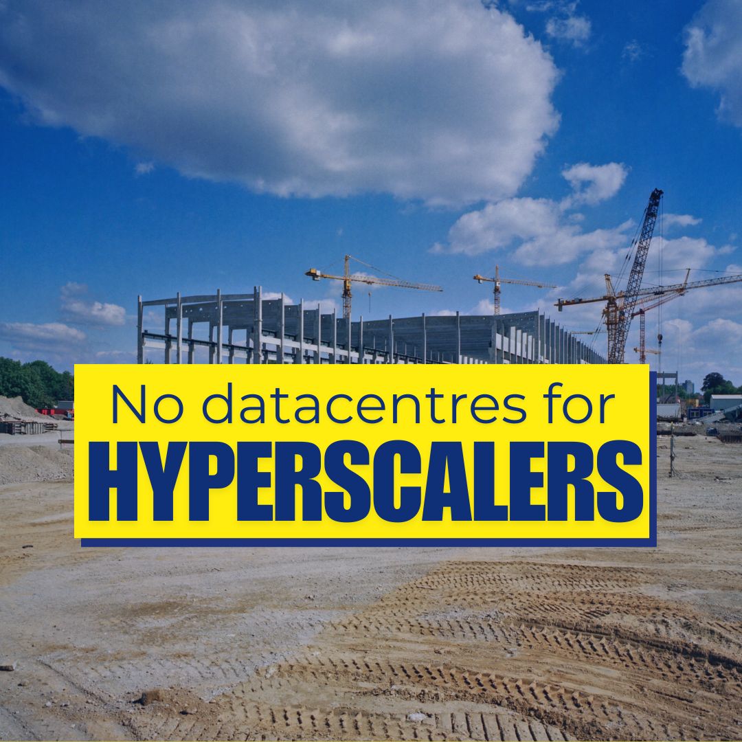 No datacentres for hyperscalers