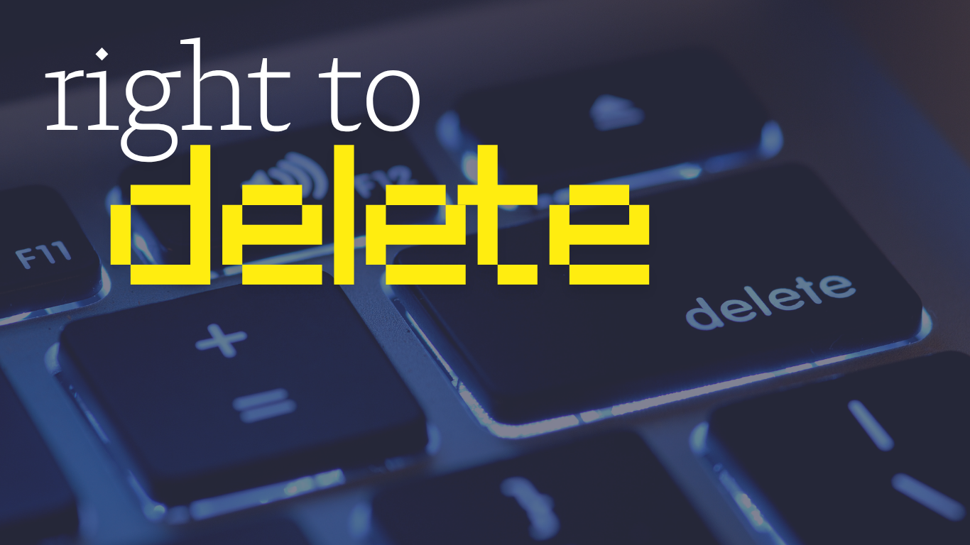 Right to Delete