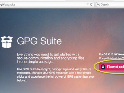 How to set up encrypted email – Mac