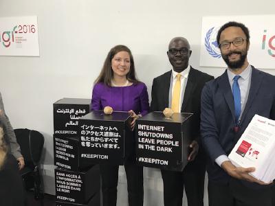 #KeepItOn petition delivered at IGF