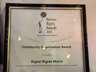 Australian Human Rights Award Finalist