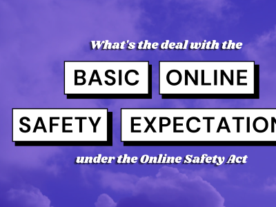 Explainer: Basic Online Safety Expectations